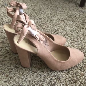 Blush Nude Pumps - SIZE 12